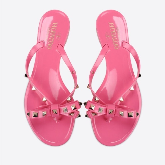 pink valentino sandals